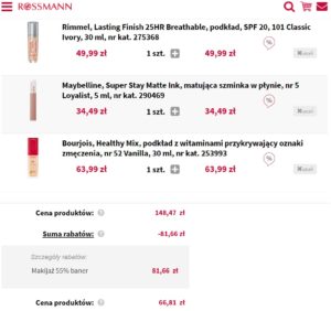 promocja rossmann